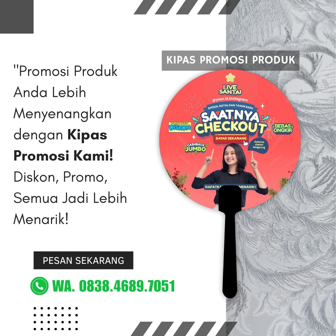 Kipas Tangan Custom Solusi Kreatif untuk Promosi Efektif